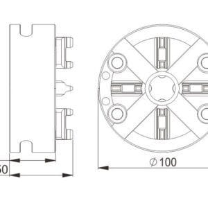 EROWA QuickChuck ER-036345 100 P Compatible