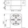 Erowa ER-036345 Mandril Manual Vertical Compatible D100