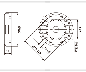 System 3R OEM 3R-A11489 Adapter Plate EDM Rams