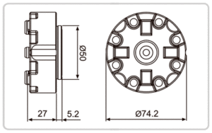 System 3R OEM 3R-SP15055 Macro Chuck Ground Flange