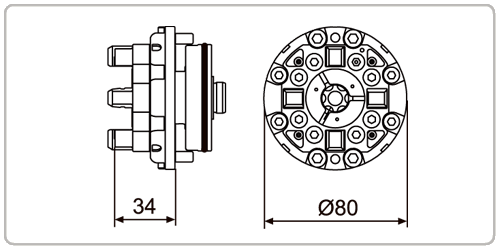 System 3R OEM 3R-SP18286 Mandril neumático MacroCombi