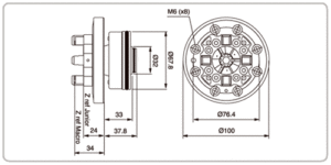 System 3R OEM 3R-SP19047 Pneumatic chuck MacroCombi