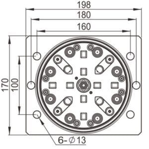 System 3R 3R-680.10-2 Macro Magnum Compatible 3Refix Pneumatic Chuck - Image 5