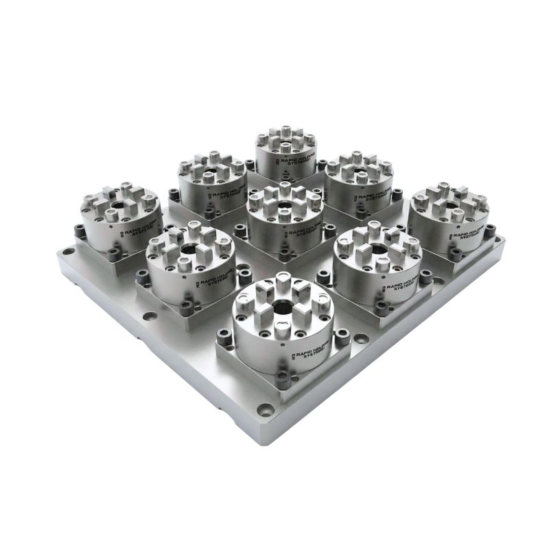 System 3R Compatible 9 in 1 CNC Pneumatic Chuck - Image 3