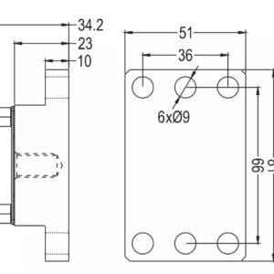 EROWA Compatible ER-010644 81X51 Uniplate Steel Electrode Holder - Image 5