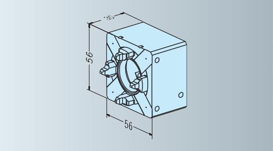 Erowa ER-008186 Compatible chuck 50 RSA without base plate