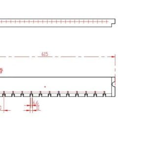 System 3R 3R-239-615 Compatible 3Ruler 615mm