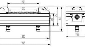 Self Centering Vise Precision for 5 Axis machining-200mm Clamping