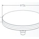 Erowa ER-008972 Cubierta compatible para PowerChuck P