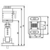 RHS 150x105 Extendable Flexible pins (manual)