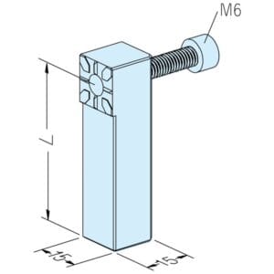 ER-003367 Erowa OEM Angle holder 15 x 15 x 100mm - Image 1