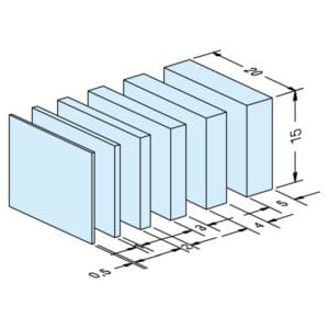 ER-010521 Erowa OEM Insert Plates 2mm, 50 pieces