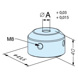 ER-010583 Erowa OEM Blank holder ø 10mm - Image 1