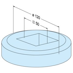 ER-010744 Erowa OEM Chip Guard 50 x 50mm