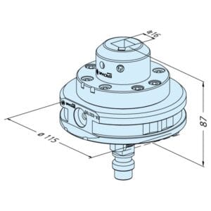 ER-032785 Erowa OEM Square 15 holder EWIS, ITS 100 - Image 1