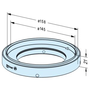 ER-046044 Erowa OEM Chip Guard ø 148