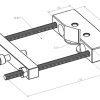 Soporte de prisma de acero de precisión RHS para mecanizado de piezas cilíndricas