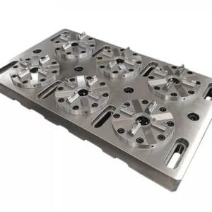 Erowa ER-035519 compatible 6 in 1 Optimized Pneumatic Chuck with CNC Base Plate