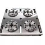 Erowa ER-035519 compatible 4 in 1 Optimized Pneumatic Chuck with CNC Base Plate