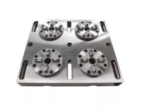 Erowa ER-035519 compatible 4 in 1 Optimized Pneumatic Chuck with CNC Base Plate