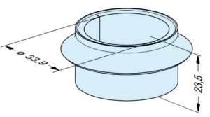 Erowa OEM ER-058338 Sealing Sleeve for Collet Chuck CTS 2mm