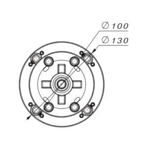 System 3R 3R-600.23-S Compatible Macro Manual EDM Chuck - Image 3