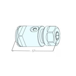 Mandrin à pinces compact compatible Erowa ER-034045 - Image 4