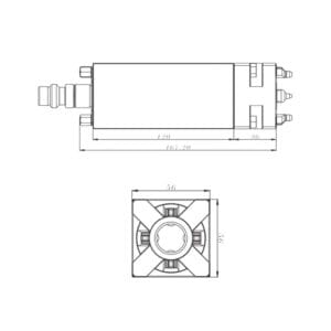 EROWA ER-034387 Compatible Quick Chuck 50 with 6″ extension rod - Image 4