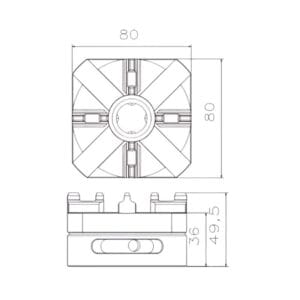 Erowa Manual Chuck ER-036345 D80 Compatible - Image 5