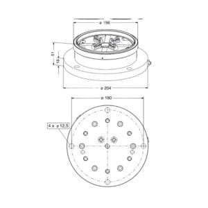 Erowa ER-029392 compatible PowerChuck P φ 204 - Image 3