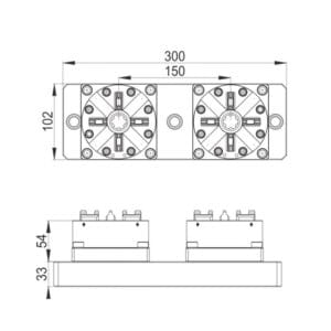 EROWA COMPATIBLE ER-037970 2 IN 1 CNC Pneumatic Chuck D100 RHS-E4342 - Image 5