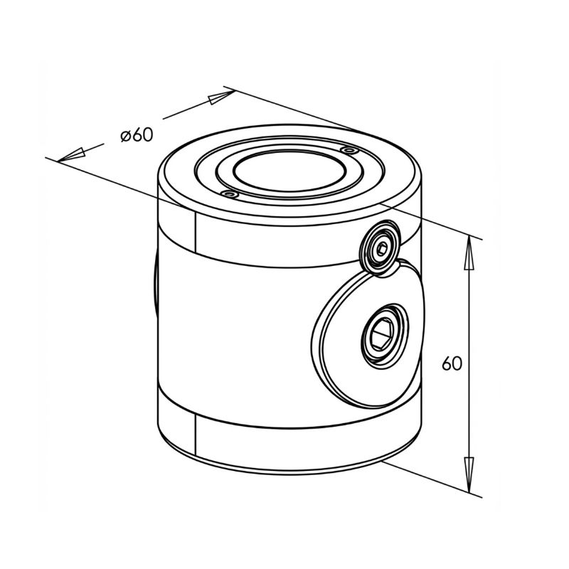 FCS compatible Pull down Clamping Module 60, Single