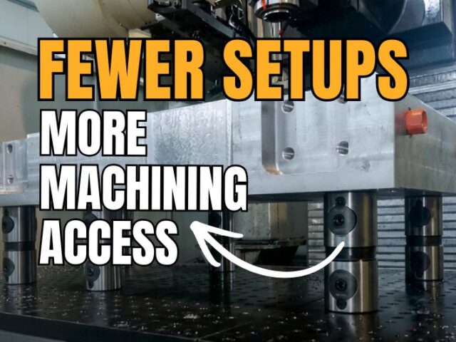 CNC Pull Clamps: Fewer Setups, More Machining Access