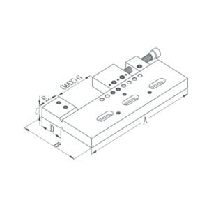 CNC Wire EDM machine vise - RHS-W5930 - Image 2