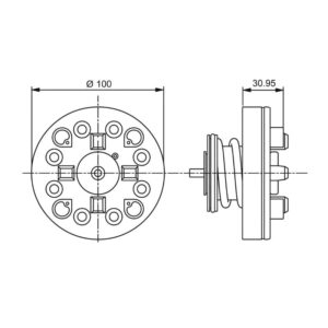 System 3R 3R-SP24460 compatible Pneumatic MacroStd Chuck - Image 3